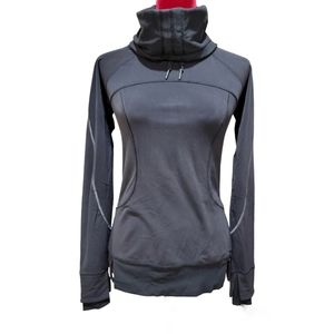 Lululemon Athletica black pullover with Cowl Neck size 4